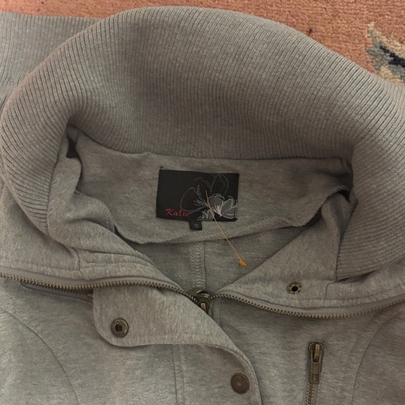 Skatie Heather Gray Utility Jacket - Picture 3 of 9